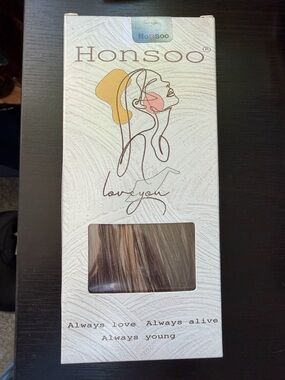 Women’s Blend Brown Blonde Hair Wig - Natural Highlights